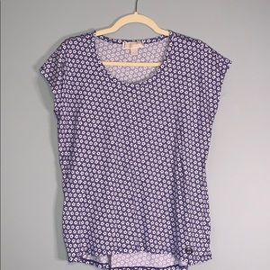 Michael Kors cotton purple pattern soft light
